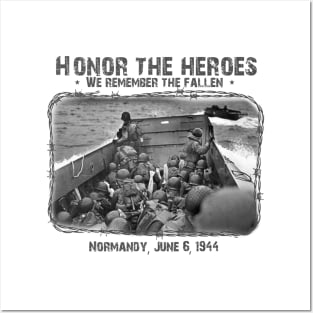 Honor The Heroes - D-Day WW2 Posters and Art